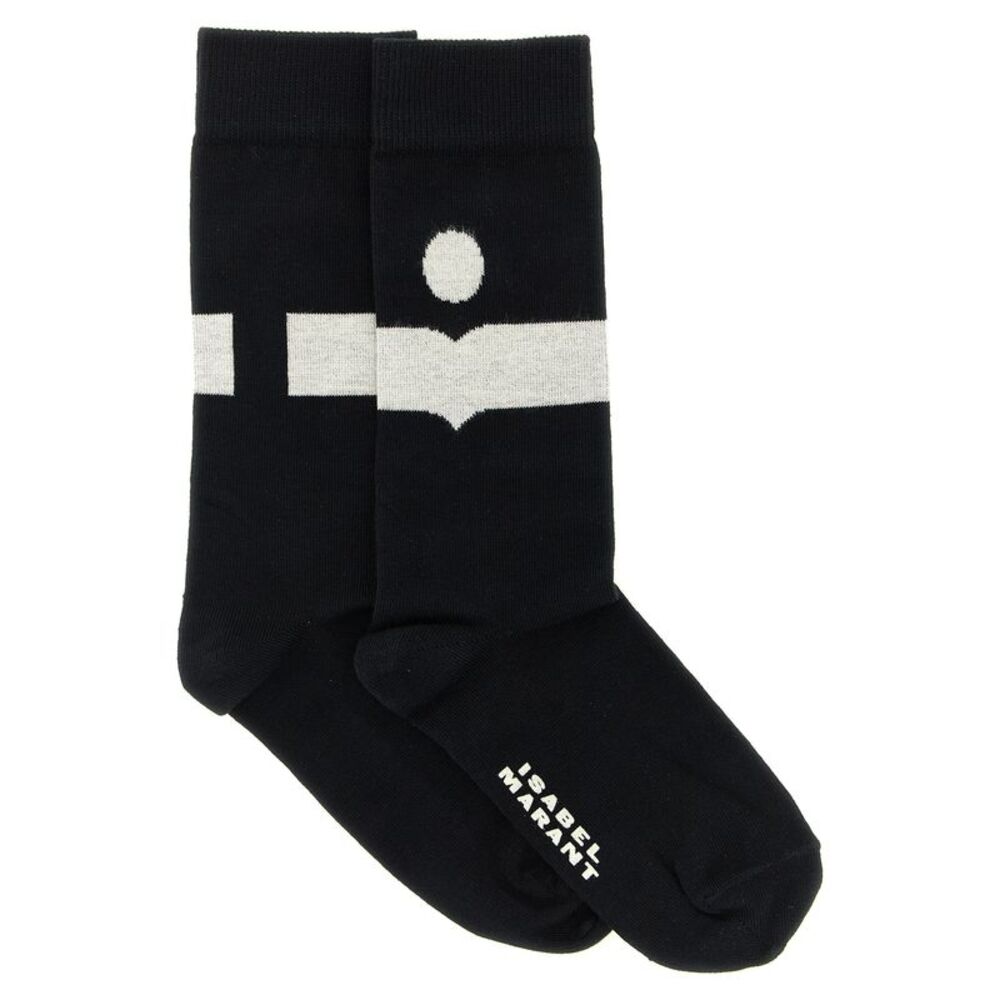 Isabel Marant Black Cotton Women's Socks